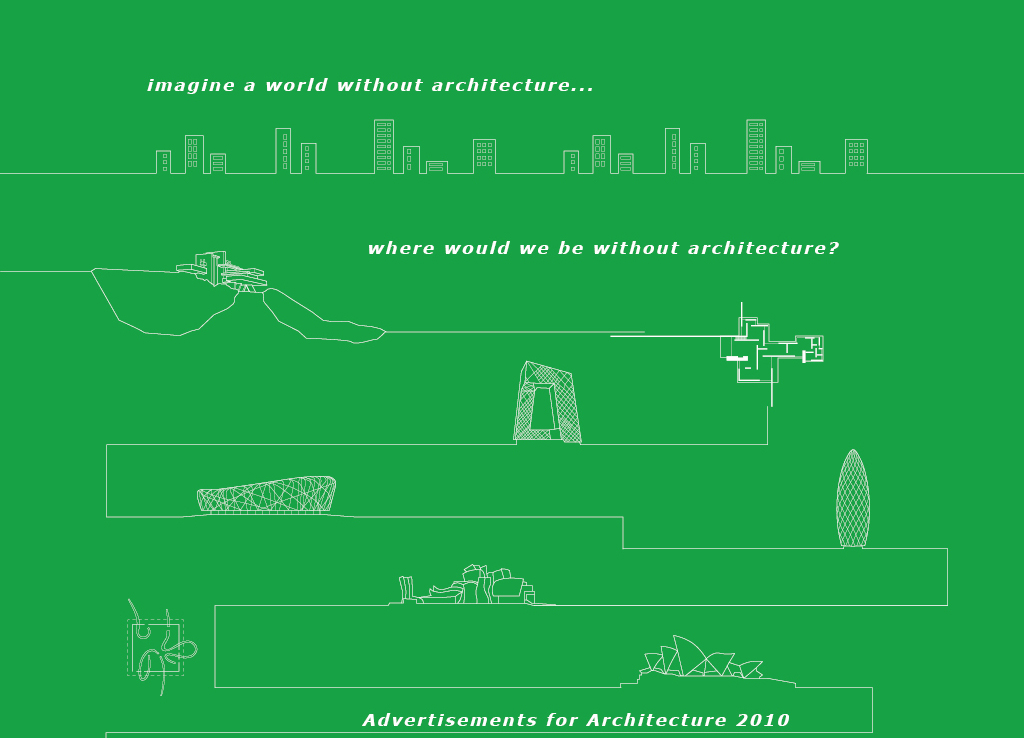 Advertisments for Architecture Poster